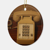  Retro Telefoon Keramisch Ornament (Links)