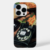 Retro Telefoon met Roterende Wijzerplaat, Zaken Case-Mate iPhone Case (Achterkant)