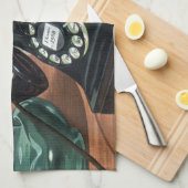 Retro Telefoon met Roterende Wijzerplaat,  Zaken Theedoek (Quarter Fold)