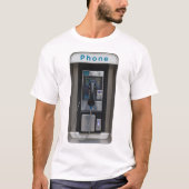 Retro telefooncel ontwerp, vintage telefooncel kun t-shirt (Voorkant)