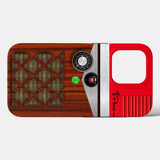 Retro telefoonhoesje iPhone Case-Mate iPhone Case (Achterkant (horizontaal))