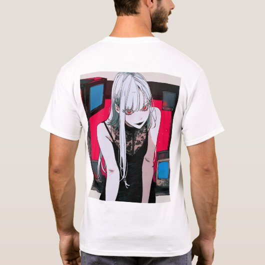 Retro televisie Dreamscape T-shirt (Achterkant)