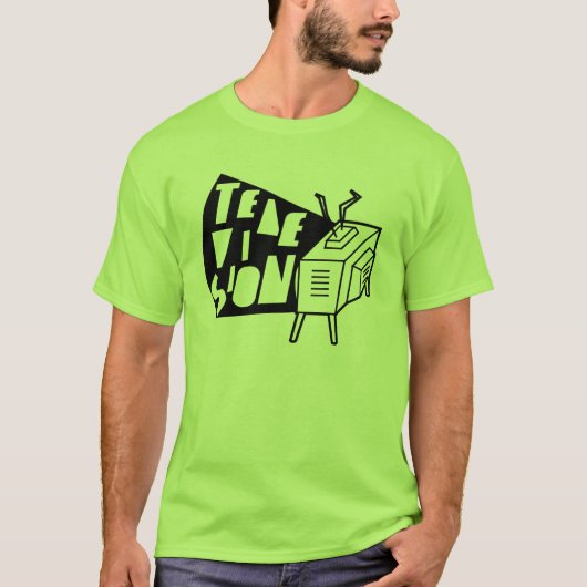 Retro TELEVISION Shirt (Voorkant)