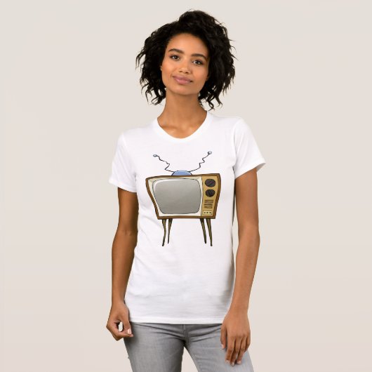Retro Television  TV Weemens T-Shirt (Voorkant volledig)