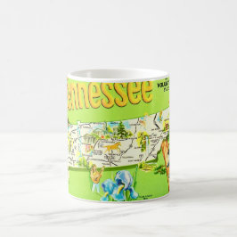 Retro Tennessee Postcard Mug Koffiemok