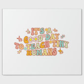 Retro  Tennessee State Souvenir Gift of Okl Cadeaupapier (Vlak)