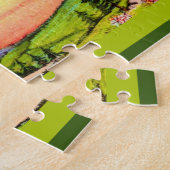 Retro Tennessee wenskaart Legpuzzel (Zijkant)