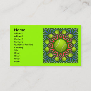 RETRO TENNIS BALL VISITEKAARTJES