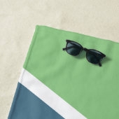 Retro Tennis Hard Court Star Custom Handtekening Strandlaken (In situ)