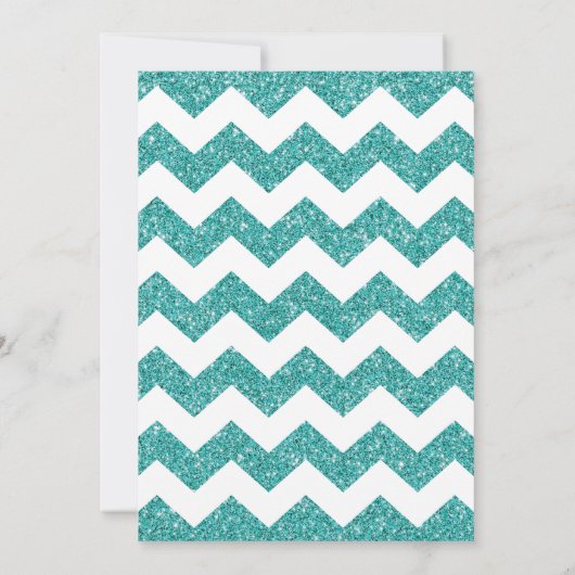 Retro Tenpin Bowling Party in roze & Blauwgroen fo Kaart (Achterkant)