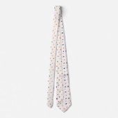 Retro Terazzo Groene Sinaasappels stropdas (Achterkant)