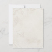 Retro Terracotta Bodysuit Clothesline Baby shower Kaart (Achterkant)