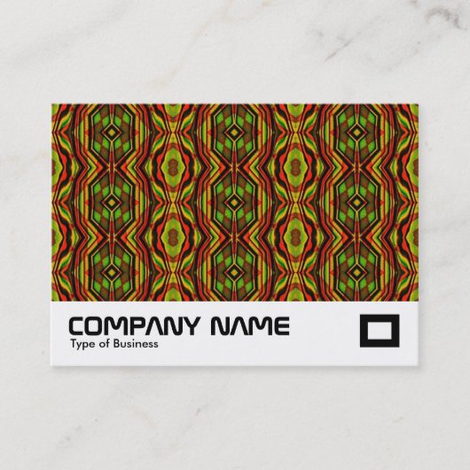 Retro Terrazzo Pattern Visitekaartje (Voorkant)