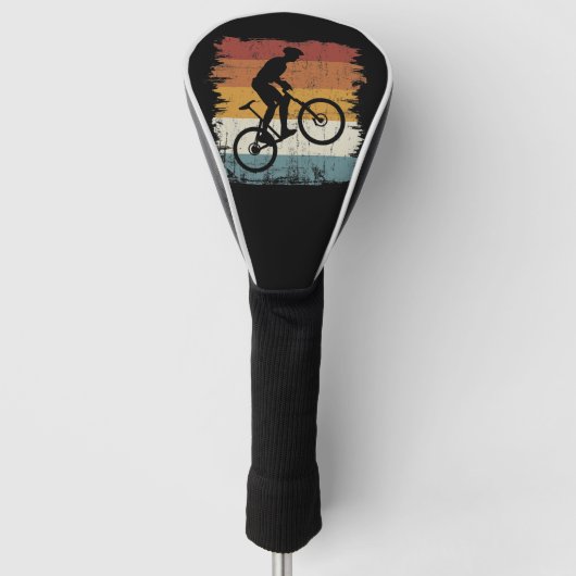 Retro  terreinfiets golfheadcover (Voorkant)