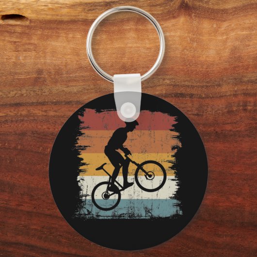 Retro terreinfiets sleutelhanger (Voorkant)