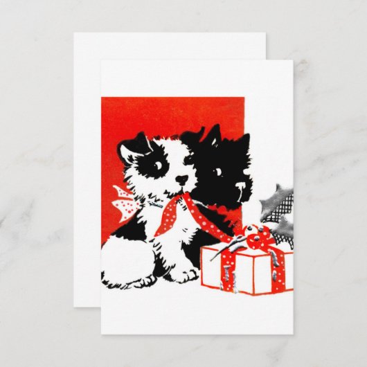 Retro Terrier en Scotty Dogs (Voorkant / Achterkant)