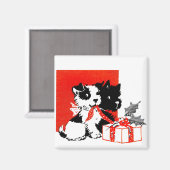 Retro Terrier en Scotty Dogs Magneet (Voorkant / Achterkant)