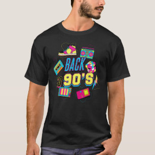 Retro Terug naar de jaren '90 Grafisch Ontwerp Vin T-shirt