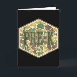 Retro Terug naar school jongens Oude Camo Pre-k Kaart<br><div class="desc">Retro Terug naar school jongens Oude Camo Pre-k</div>