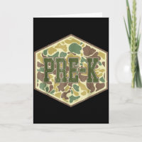 Retro terug naar school jongens oude camouflage pr