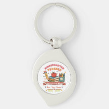Retro terug naar school kleuterlehrer cadeau
