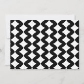 Retro terug wit modern minimal 60e verjaardag kaart (Achterkant)