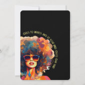 Retro Terugspoelen Kerstmis Party uitnodiging (Achterkant)