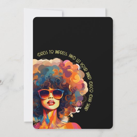 Retro Terugspoelen Kerstmis Party uitnodiging (Achterkant)