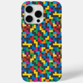 Retro Tetris Blocks Seamless Pattern Case-Mate iPhone Case (Achterkant)