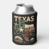 Retro Texas Blikjeskoeler (Blikje Voorkant)