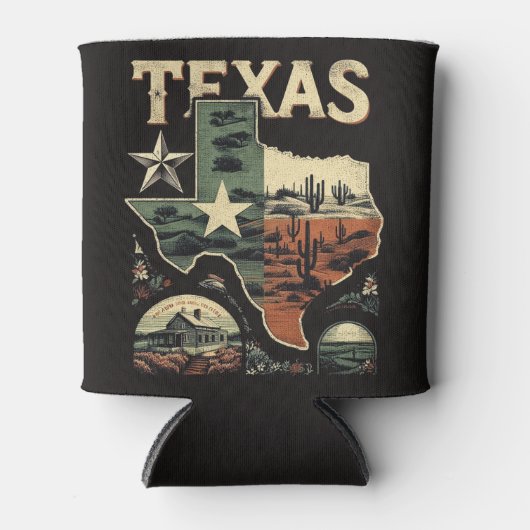 Retro Texas Blikjeskoeler (Voorkant)