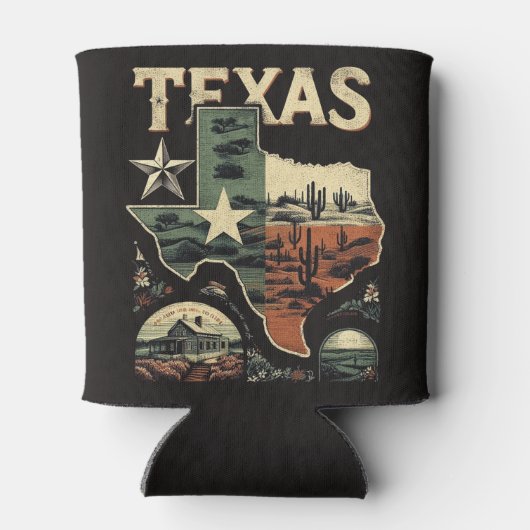 Retro Texas Blikjeskoeler (Achterkant)