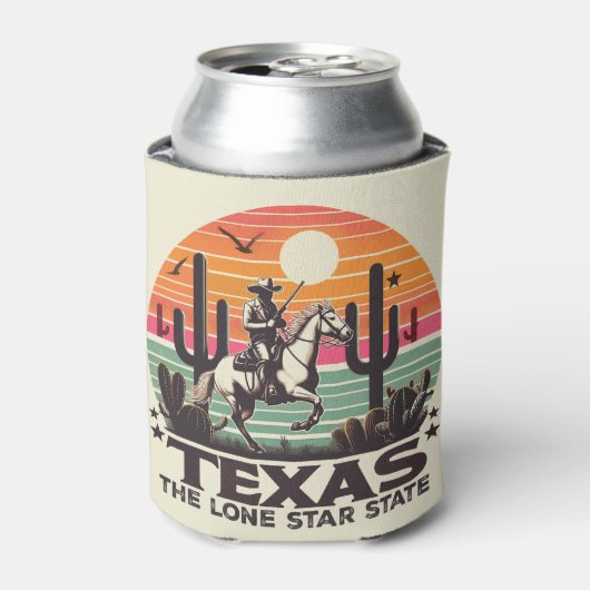 Retro Texas Blikjeskoeler (Blikje Voorkant)