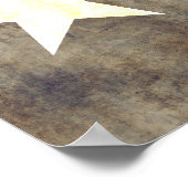 Retro  Texas Flag Poster (Hoek)