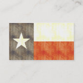 Retro  Texas Flag Visitekaartje (Achterkant)