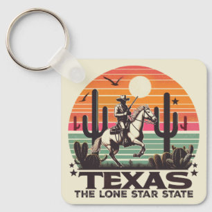 Retro Texas Sleutelhanger