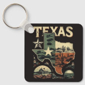 Retro Texas Sleutelhanger (Voorkant)