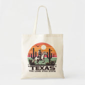 Retro Texas Tote Bag (Voorkant)