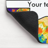 Retro textuur abstract ontwerp muismat (Hoek)