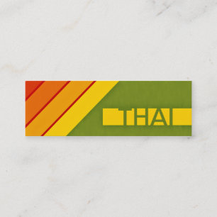 retro THAI Mini Visitekaartje