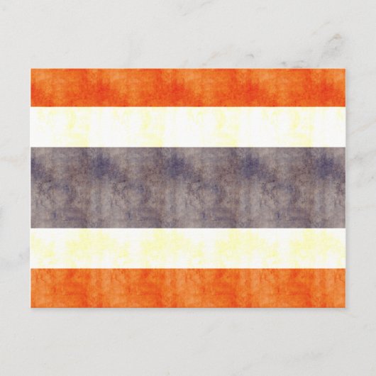 Retro Thailand vlag Briefkaart (Voorkant)