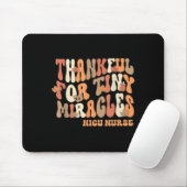 Retro Thankful For Tiny Miracles Thanksgiving Nicu Muismat (Met muis)