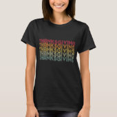 Retro Thanksgiving 70s  T-shirt (Voorkant)