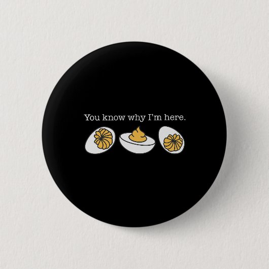 Retro Thanksgiving Diner Je weet waarom ik hier be Ronde Button 5,7 Cm (Voorkant)