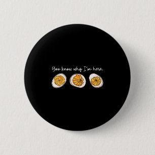 Retro Thanksgiving Je Weet Waarom Ik Hier Ben Duiv Ronde Button 5,7 Cm