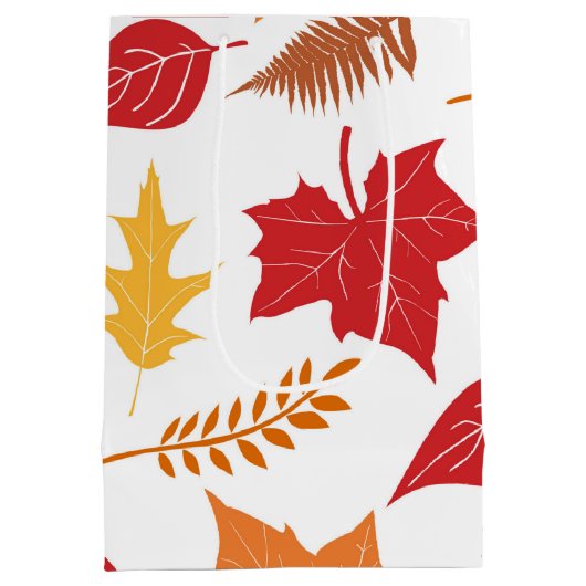 Retro-Thanksgiving Medium Cadeauzakje (Achterkant)