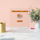 Retro Thanksgiving Turkije – Herfst Harvest Design Acryl Bord (Huwelijk)