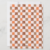 Retro Thanksgiving  Words game card Feestdagenkaart (Achterkant)