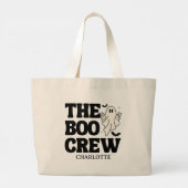  Retro The Boo Crew Spooktacular Halloween Grote Tote Bag (Achterkant)