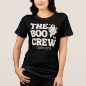 Retro The Boo Crew Spooktacular Halloween Tri-Blend Shirt (Voorkant)